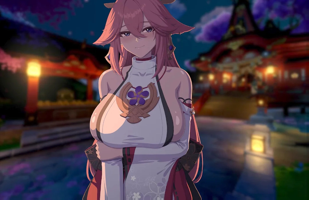 Zaphn - A Date With Yae Miko (Genshin Impact)